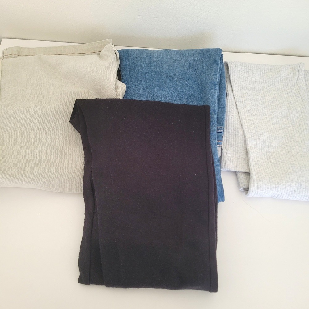 Girls Pants Bundle Size 10 12 Justice Carters Cargo Jeans Joggers Flare Lot of 4